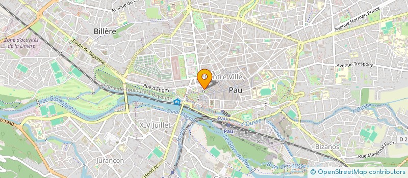 localisation de l'entreprise PYRENEA SPORTS à PAU