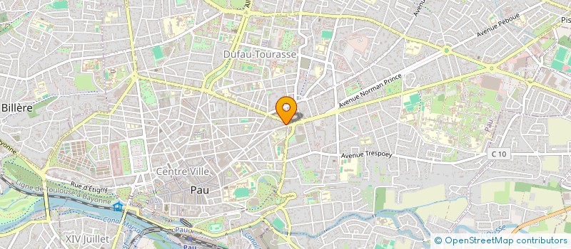 localisation de l'entreprise PYRENECRITURES à PAU