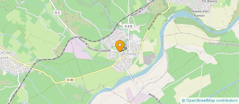 localisation de l'entreprise PYRENEENNE DE SERVICES MULTIPLES-PSM  BROUILLA