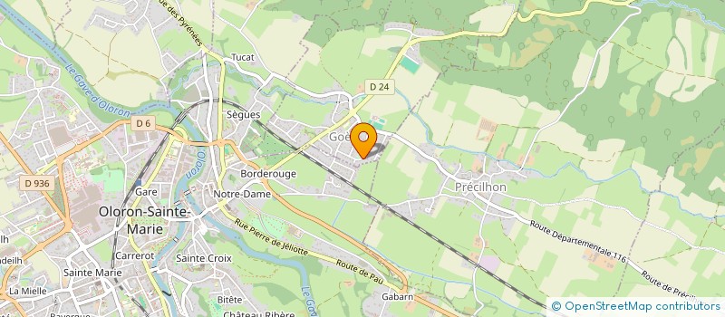 localisation de l'entreprise PYRENEES 2F  GOES