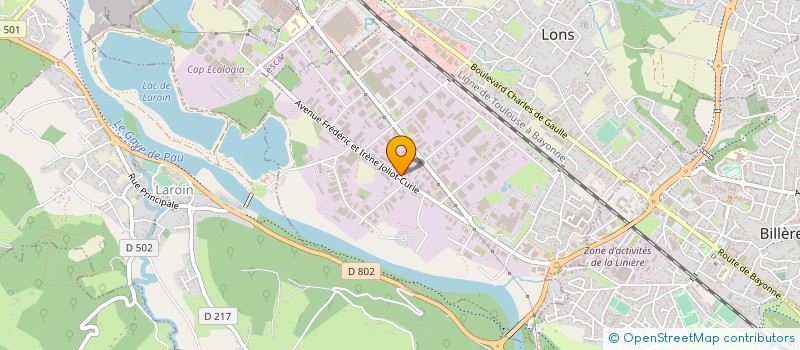 localisation de l'entreprise PYRENEES ALU à LONS