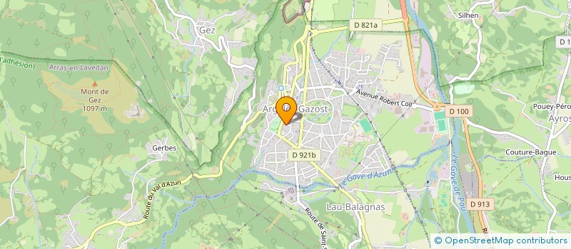 localisation de l'entreprise PYRENEES AMBITION JEUNESSE à ARGELES-GAZOST