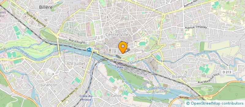 localisation de l'entreprise PYRENEES-ATLANTIQUES EXPANSION à PAU