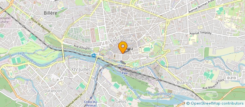 localisation de l'entreprise PYRENEES AVOCATS à PAU