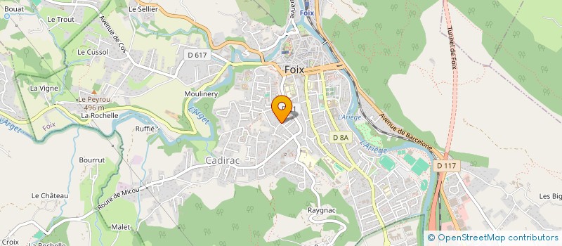 localisation de l'entreprise PYRENEES CAPITOUL à FOIX