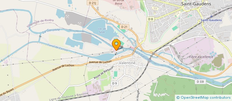 localisation de l'entreprise PYRENEES CHAPE  VALENTINE