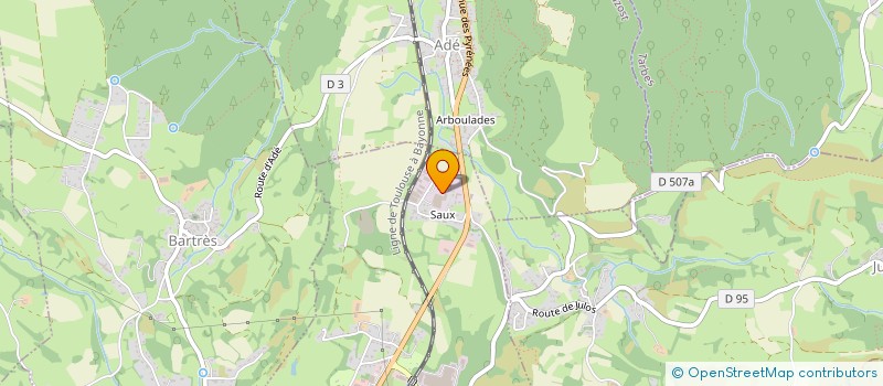 localisation de l'entreprise PYRENEES-CONCEPT à LOURDES