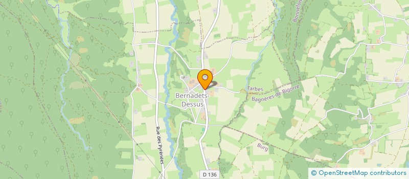 localisation de l'entreprise PYRENEES CONFORT  BERNADETS-DESSUS