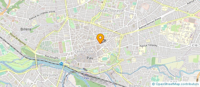 localisation de l'entreprise PYRENEES CONSEILS à PAU