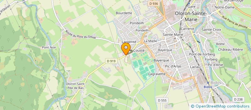 localisation de l'entreprise PYRENEES CYCLES à OLORON-SAINTE-MARIE
