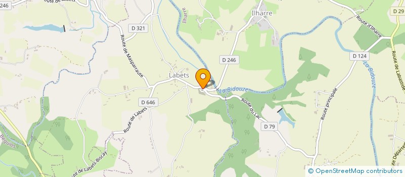 localisation de l'entreprise PYRENEES ECO SYSTEMES  LABETS-BISCAY