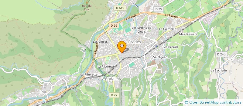 localisation de l'entreprise PYRENEES ENERGIES à PRADES