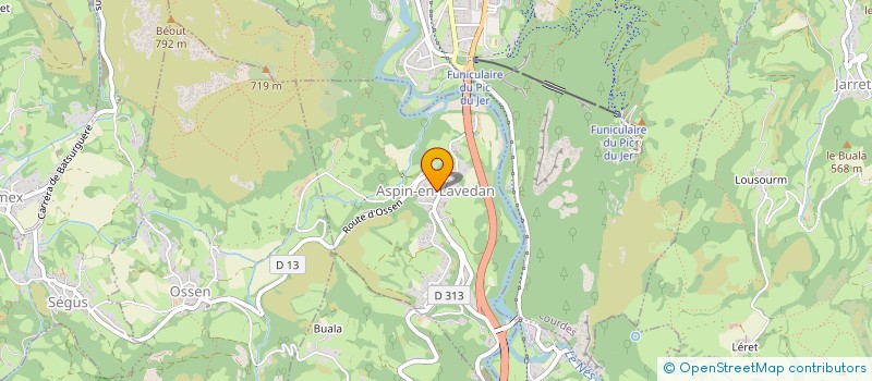 localisation de l'entreprise PYRENEES EQUILIBRAGE  LANNEMEZAN