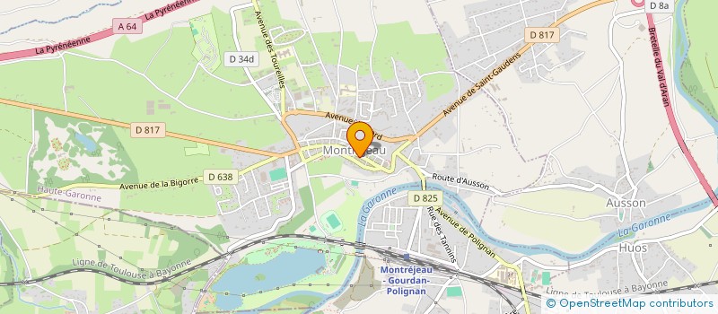 localisation de l'entreprise PYRENEES GARONNE  AUSSON