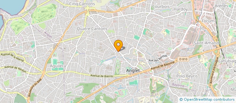 localisation de l'entreprise PYRENEES HOLD UP 2  ANGLET