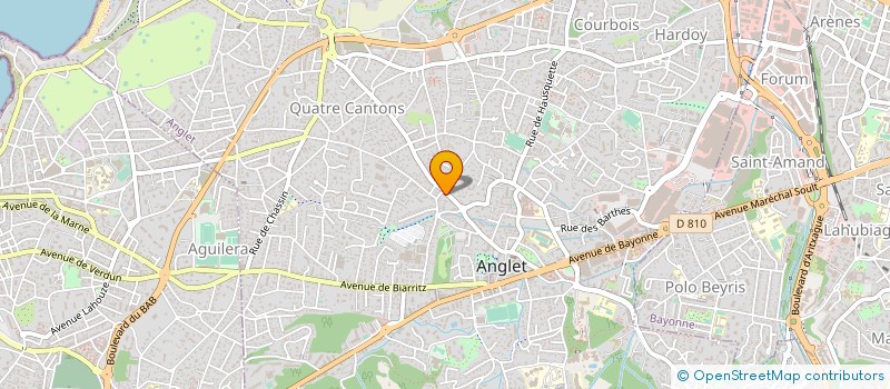 localisation de l'entreprise PYRENEES HOLD UP  ANGLET