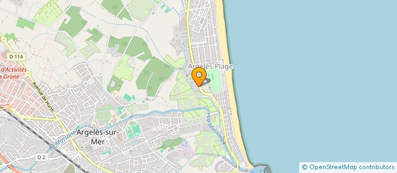 localisation de l'entreprise PYRENEES LOTISSEMENT à ARGELES-SUR-MER