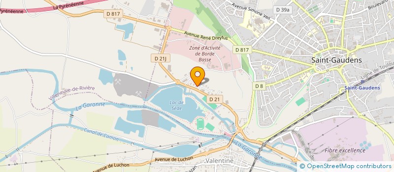 localisation de l'entreprise PYRENEES MATERIAUX & ELECTRICITE à SAINT-GAUDENS