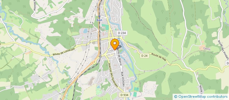 localisation de l'entreprise PYRENEES MENAGER  GAN