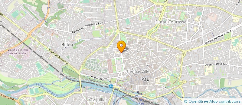 localisation de l'entreprise PYRENEES MODELES 64 à PAU