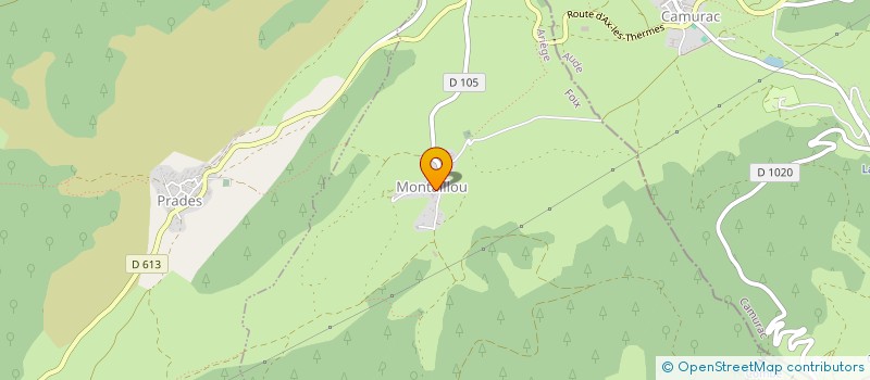 localisation de l'entreprise PYRENEES MULTIMEDIA ET PUBLICITE à MONTAILLOU