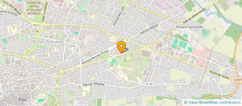 localisation de l'entreprise PYRENEES OUVERTURE à PAU