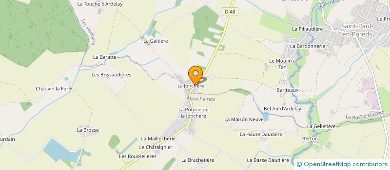 localisation de l'entreprise PYRENEES PASSIONS à LES HERBIERS