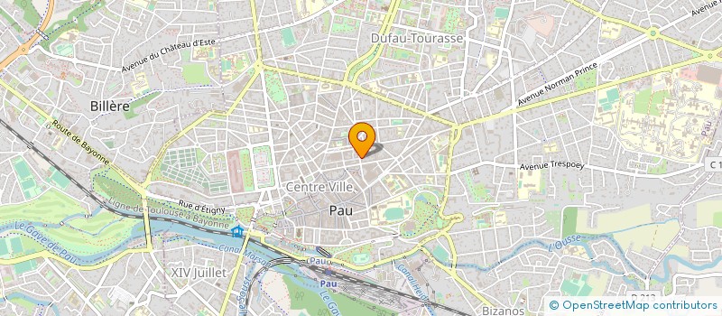 localisation de l'entreprise PYRENEES PRESSE  PAU