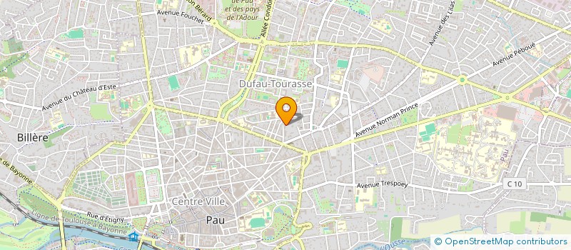 localisation de l'entreprise  PYRENEES PROD  à PAU
