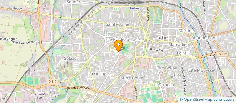 localisation de l'entreprise PYRENEES RAIDS à TARBES