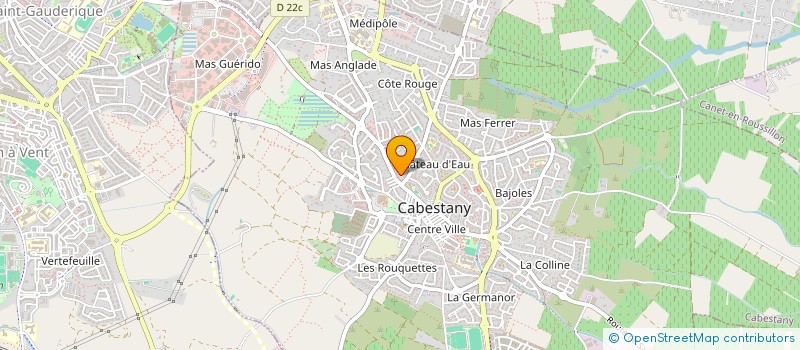 localisation de l'entreprise PYRENEES SECURITE SYSTEM à CABESTANY