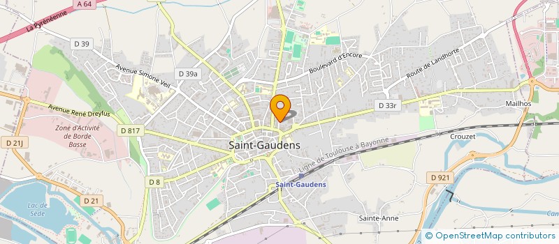 localisation de l'entreprise PYRENEES SERVICE à SAINT-GAUDENS
