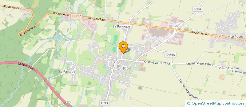 localisation de l'entreprise PYRENEES SIDE CAR SPORT  IBOS