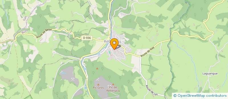 localisation de l'entreprise PYRENEES SOUDURES  REBENACQ