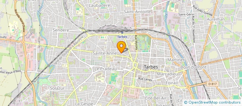 localisation de l'entreprise PYRENEES SPORT DETENTE  TARBES