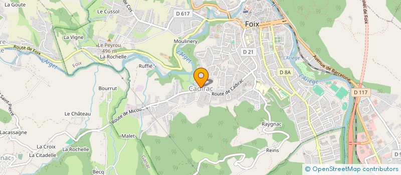 localisation de l'entreprise PYRENEES SPORTS PASSION (PSP) à FOIX