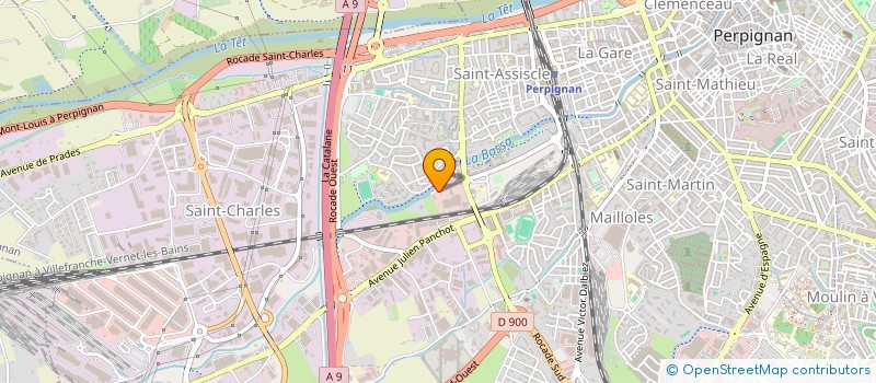 localisation de l'entreprise PYRENEES VIANDES HALLAL à PERPIGNAN