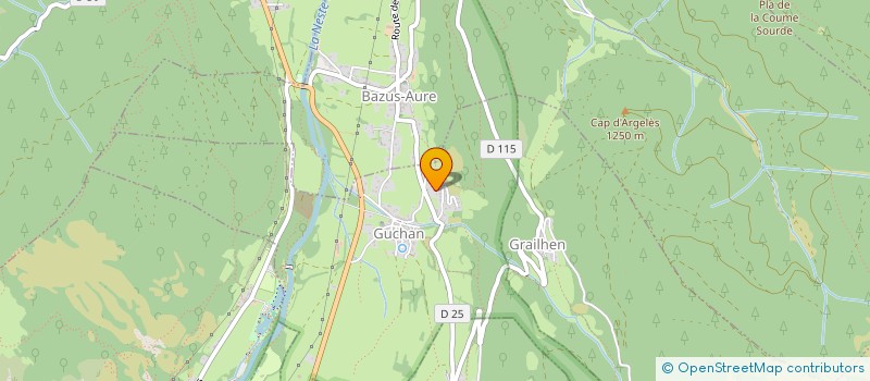 localisation de l'entreprise PYRENEES VIEUX BOIS  GUCHAN