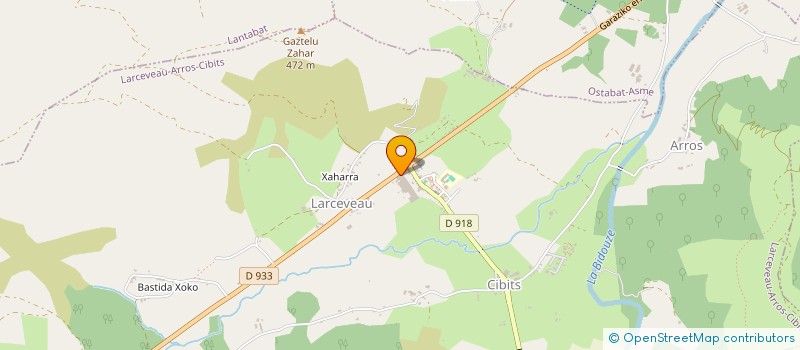 localisation de l'entreprise PYRENEFROM à LARCEVEAU-ARROS-CIBITS