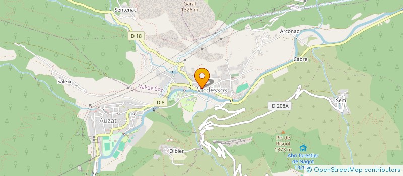 localisation de l'entreprise PYRENEU à VAL-DE-SOS