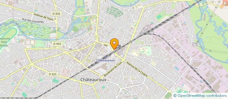 localisation de l'entreprise PYRENIA à CHATEAUROUX