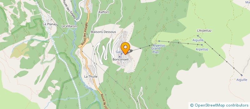 localisation de l'entreprise PYREXIT  SAINTE-FOY-TARENTAISE