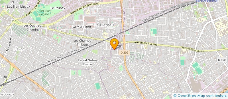 localisation de l'entreprise PYRIS à SARTROUVILLE