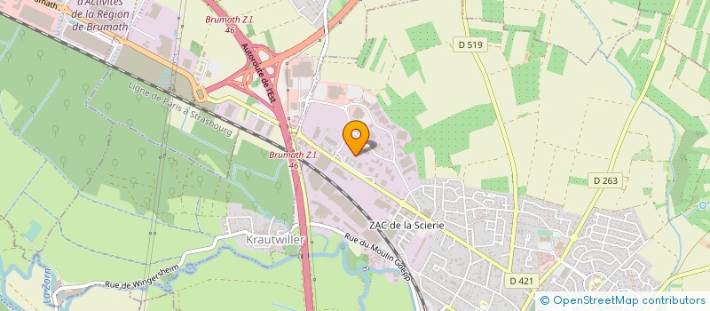 localisation de l'entreprise PYRMO CHIMIE FRANCE à BRUMATH