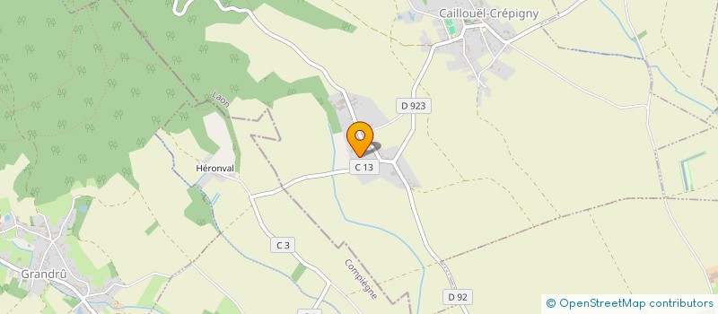 localisation de l'entreprise PYRO ST'ART  CAILLOUEL-CREPIGNY