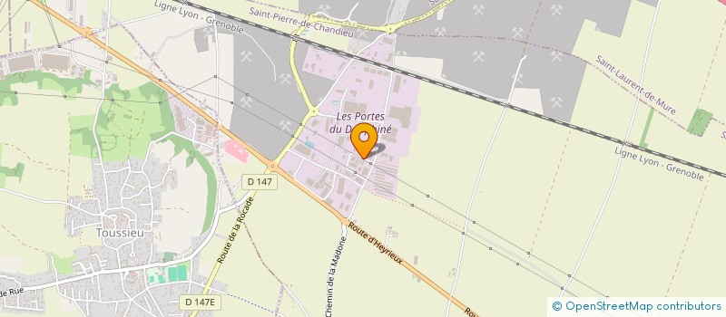 localisation de l'entreprise PYROCAPT à SAINT-PIERRE-DE-CHANDIEU