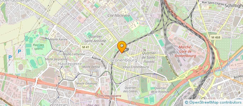 localisation de l'entreprise PYROCIRCUS à STRASBOURG