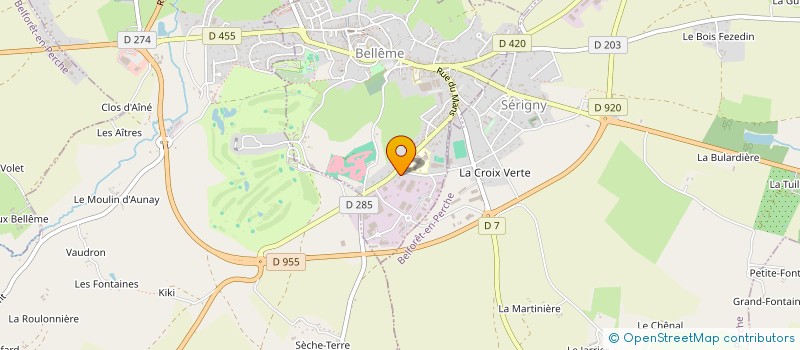 localisation de l'entreprise PYROCLAST PRODUCTIONS  BELLEME