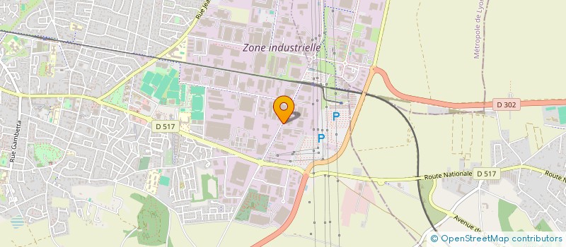 localisation de l'entreprise PYROCONTROLE à MEYZIEU