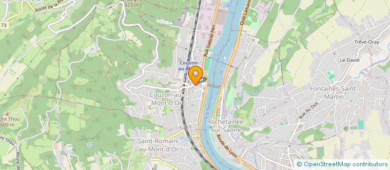 localisation de l'entreprise PYROFLAM à ROCHETAILLEE-SUR-SAONE